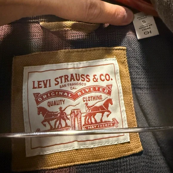 Levi's Brown Men's lined field Jacket - Picture 3 of 5